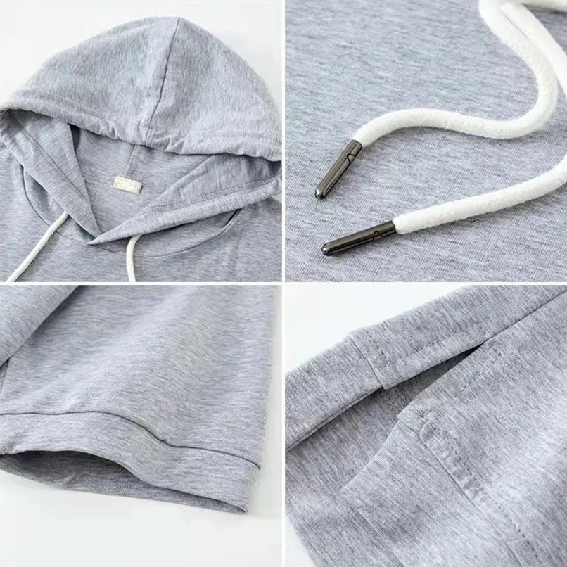 Van Noort Collectie™ | Korte Katoenen Hoodie