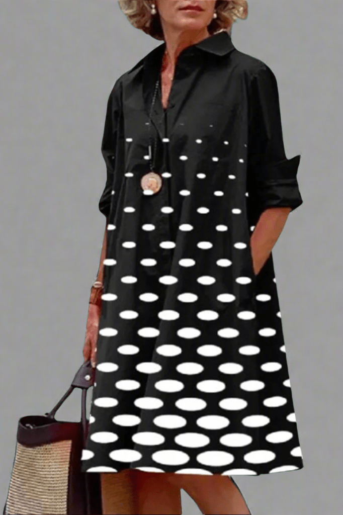 Yvonne™ | Luxe Midi Jurk met Stijlvol Ontwerp