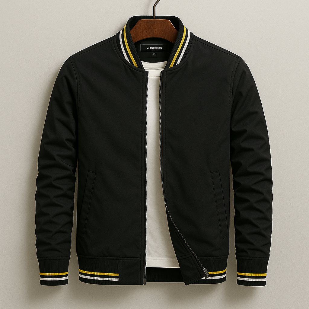 Van Noort Collectie™ | Elegante Bomberjas met Strepen
