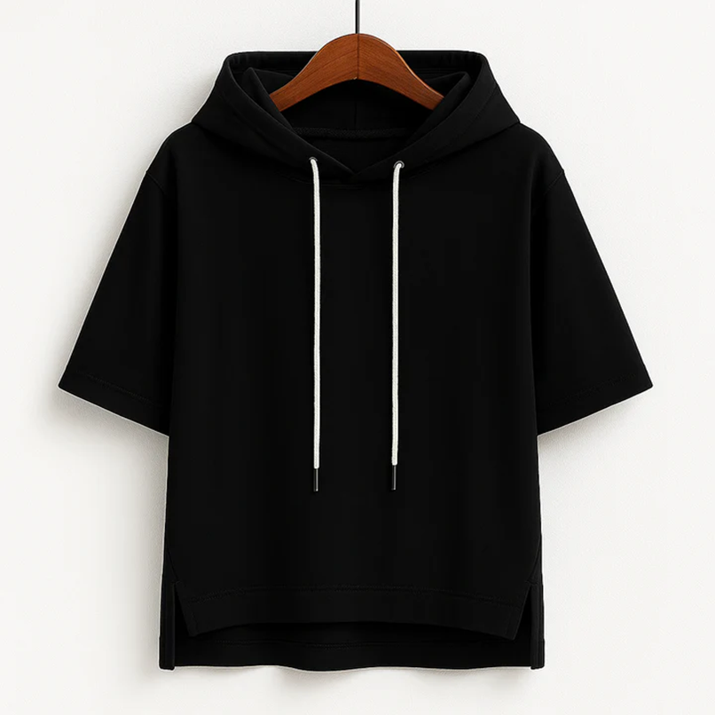 Van Noort Collectie™ | Korte Katoenen Hoodie