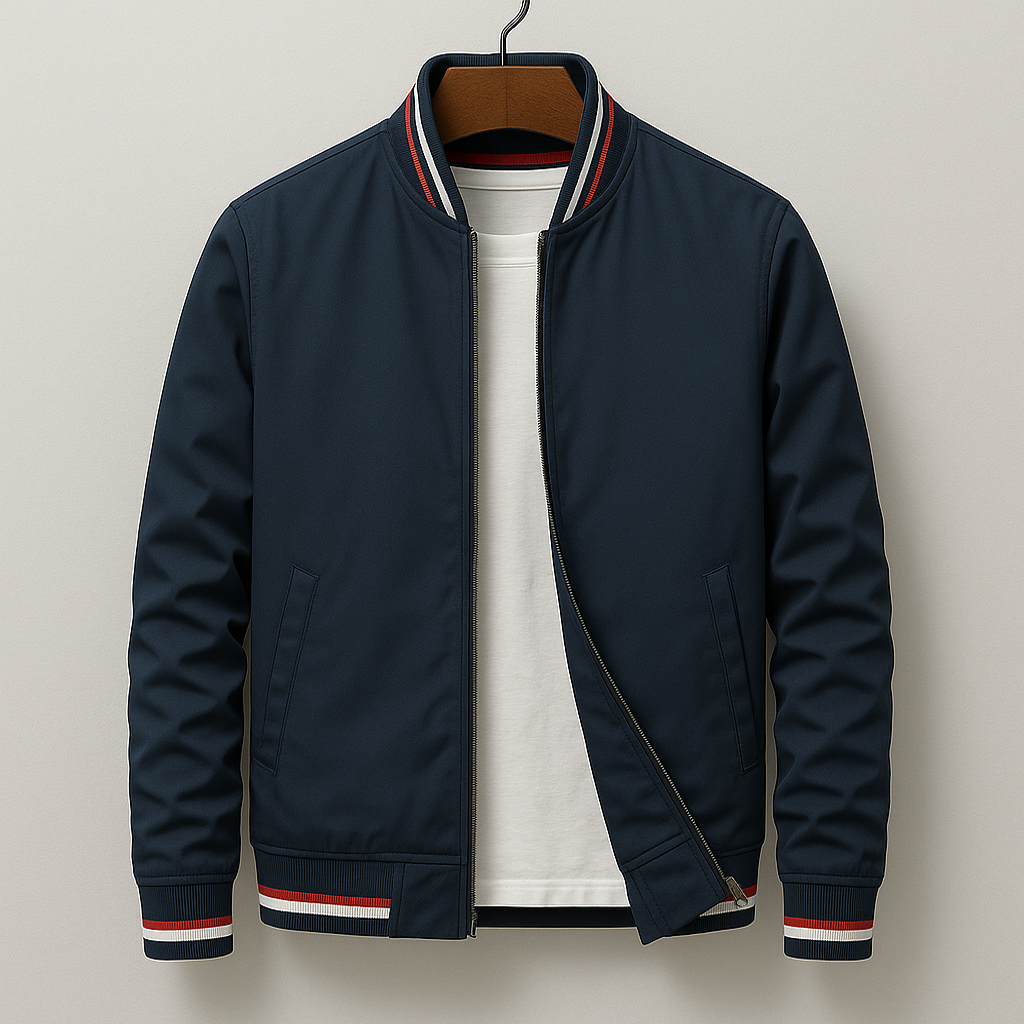 Van Noort Collectie™ | Elegante Bomberjas met Strepen