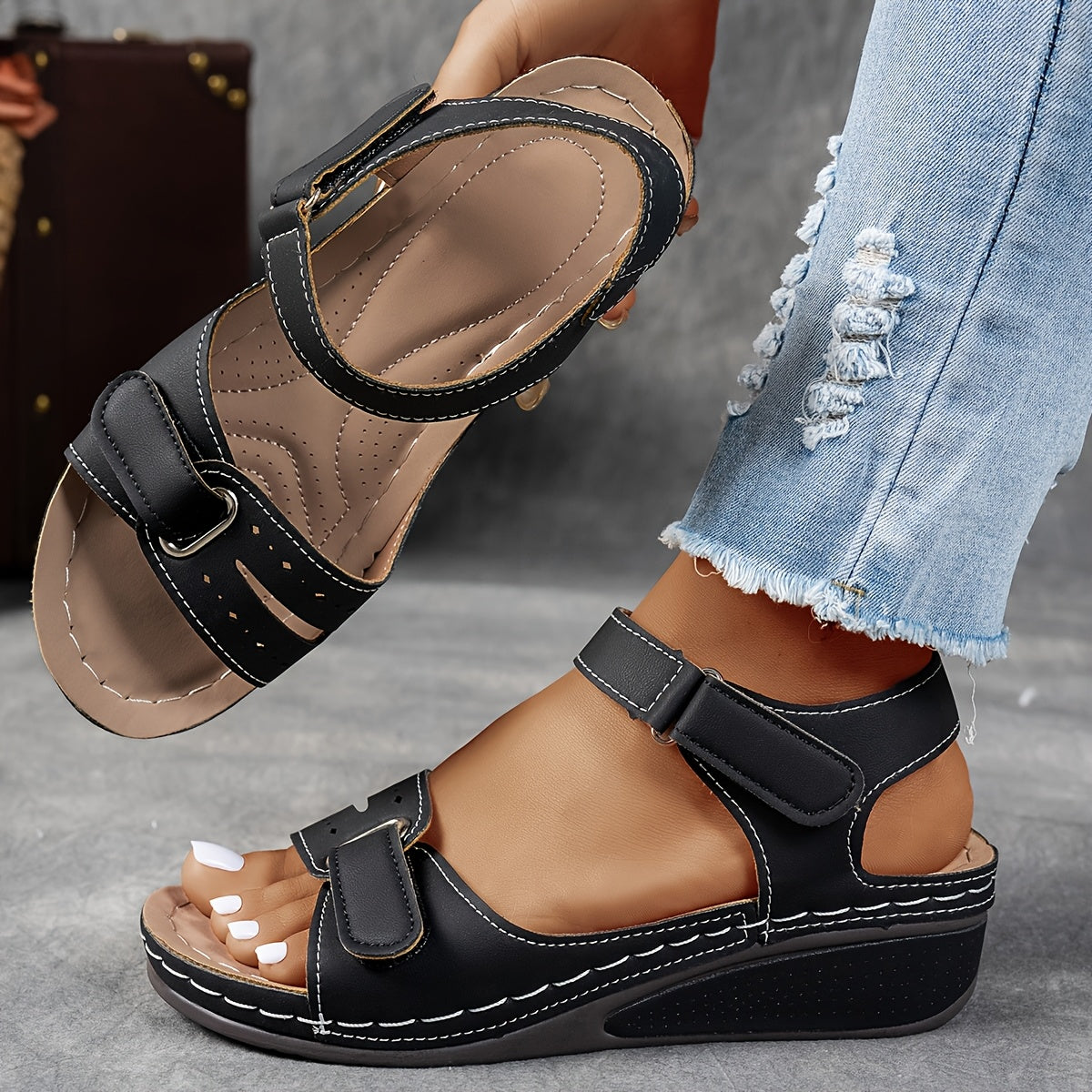 Norah™ | Comfort & Stabiliteit Zomersandaal