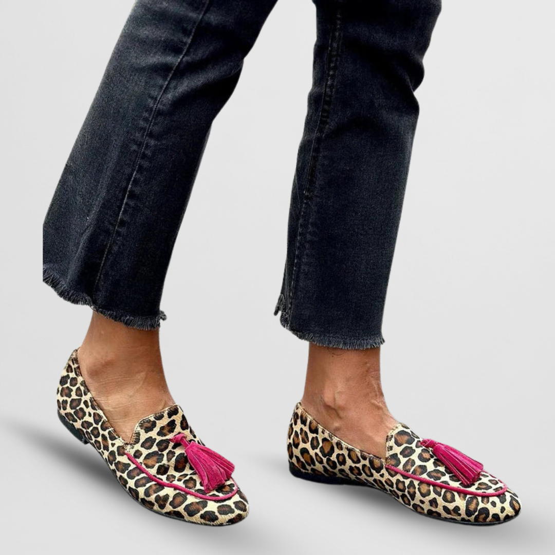 Louison™ | Elegante pantoffels met franjes