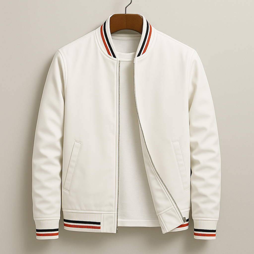 Van Noort Collectie™ | Elegante Bomberjas met Strepen