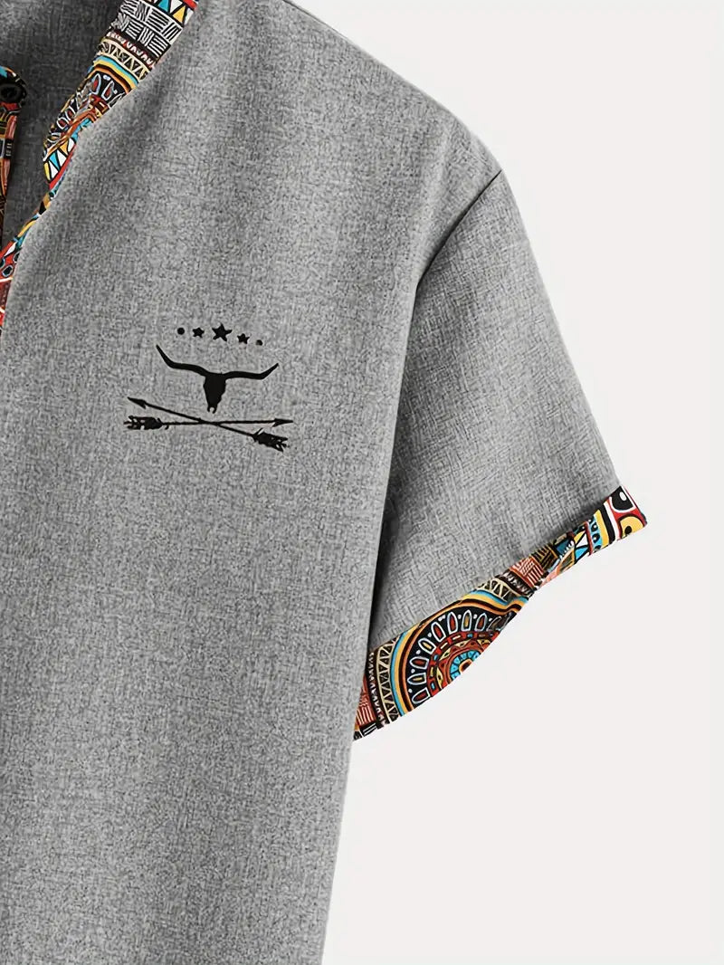 Van Noort Collectie™ | Elegant overhemd met korte mouwen
