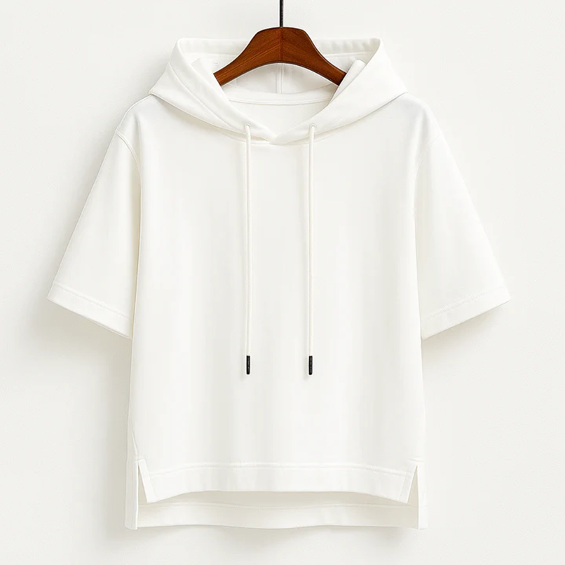 Van Noort Collectie™ | Korte Katoenen Hoodie
