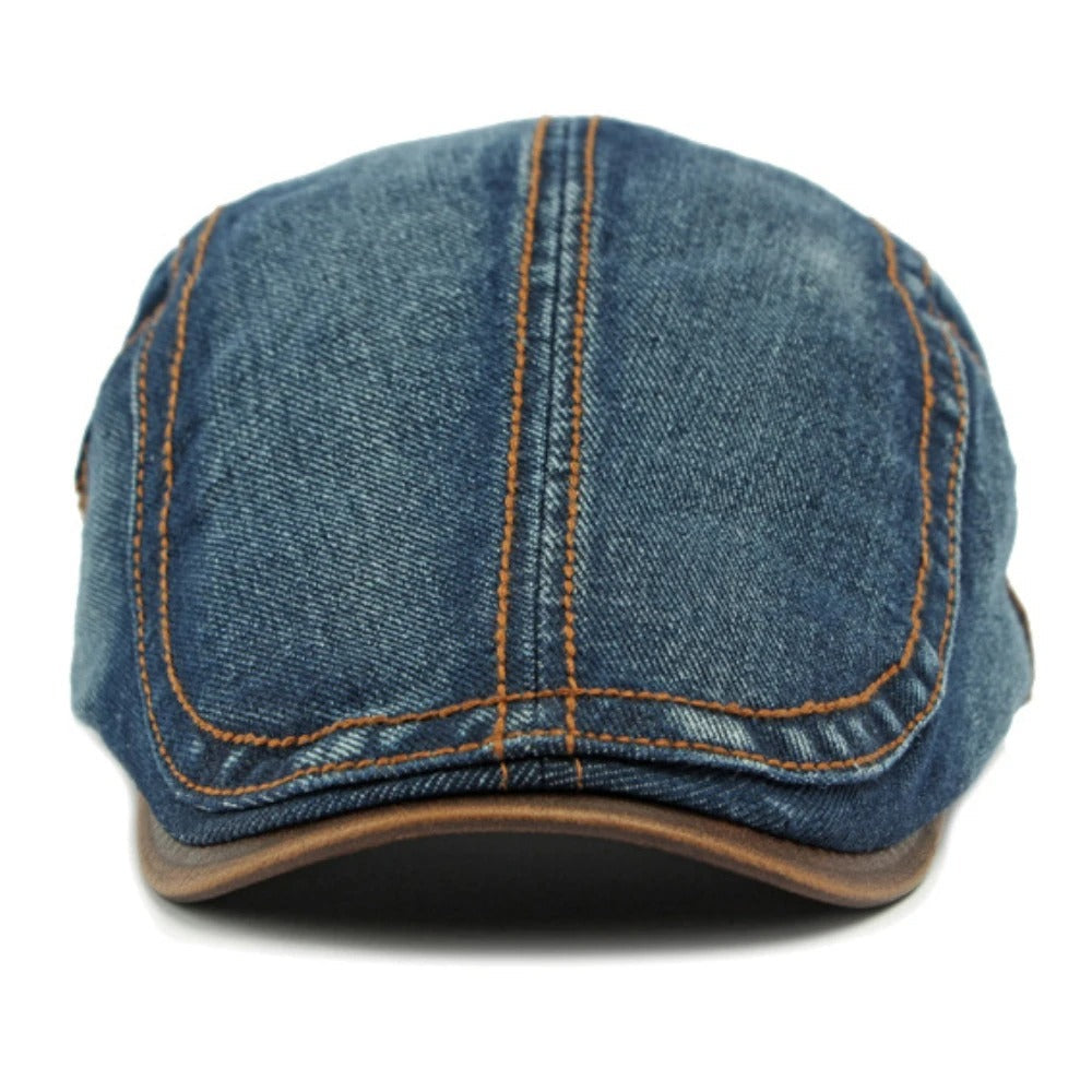 Baretta™ | Platte baret van denim
