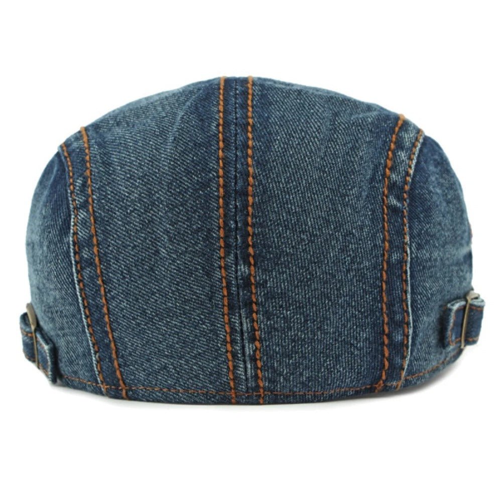 Baretta™ | Platte baret van denim